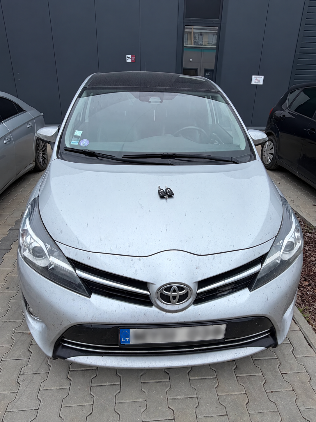 Toyota Corolla Verso 2016 papildomo rakto gamyba Vilniuje